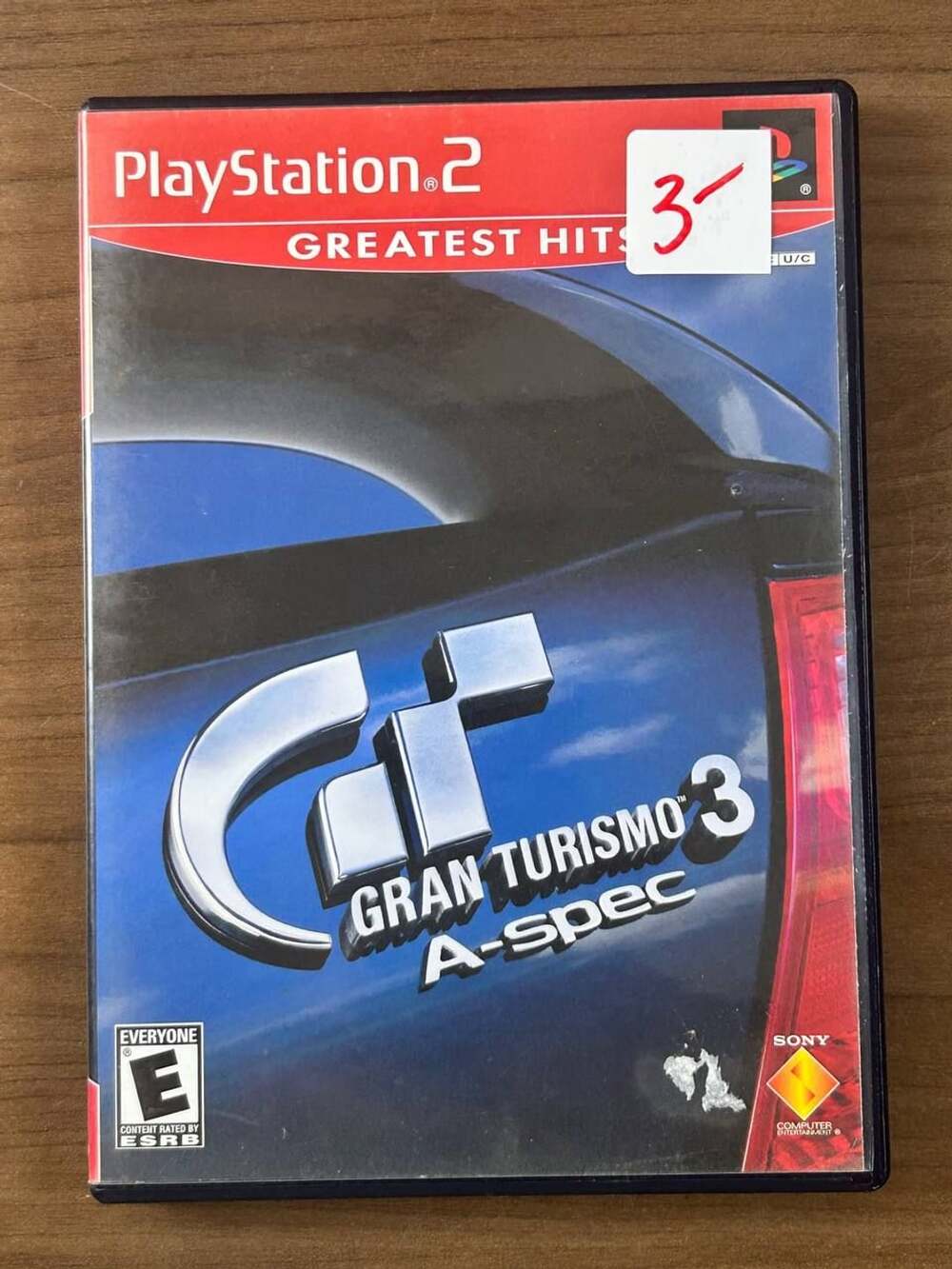 Gran Turismo 3 A-Spec PS2 Greatest Hits 2001 CIB Complete Manual